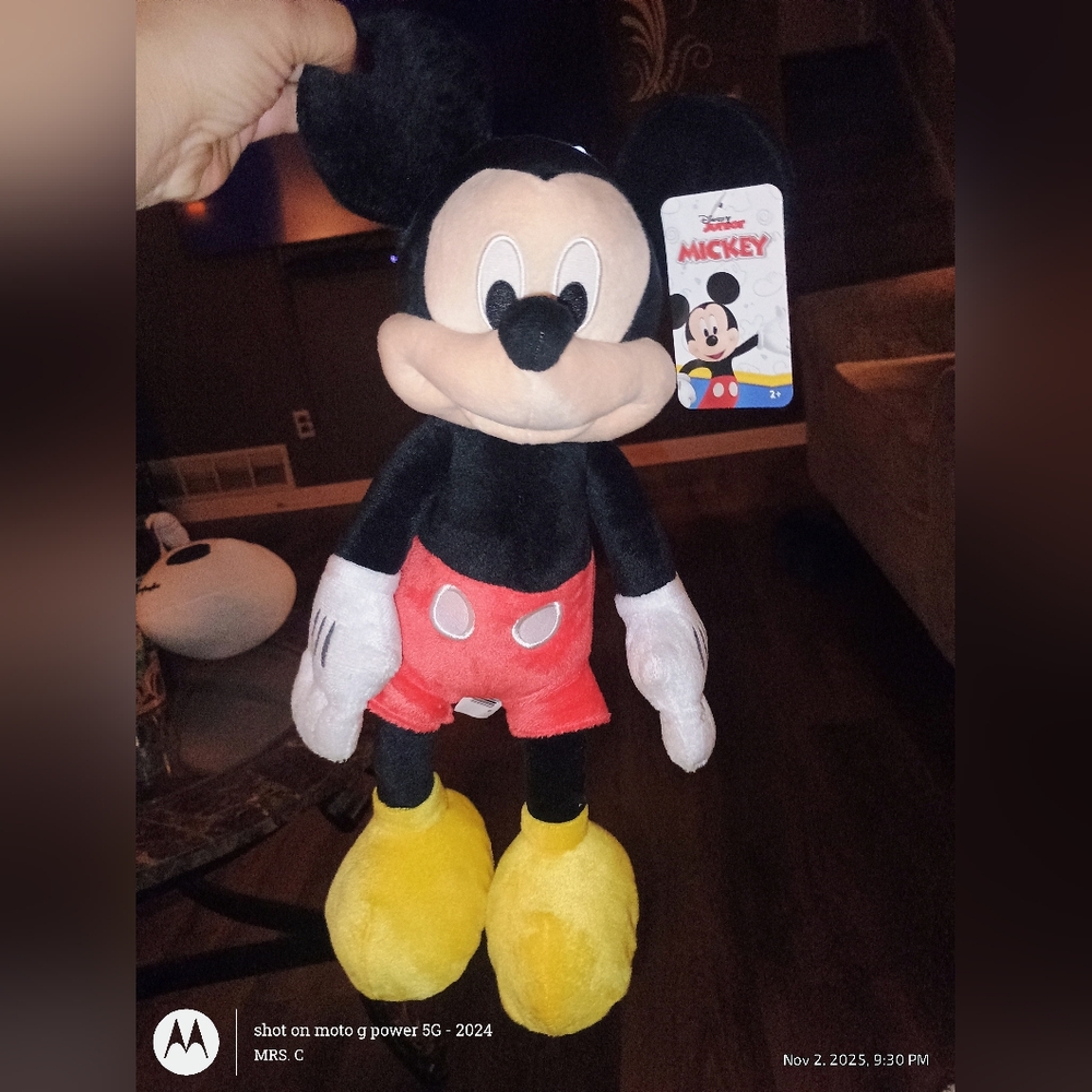 Mickey Mouse Clubhouse 15.5" Plush Mickey Mouse New W Tags Large